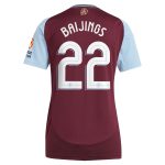 AVFC aston villa adidas home shirt 2024-25 – womens with baijings 22 cup printing Collection | Official Aston Villa Kits and Apparel