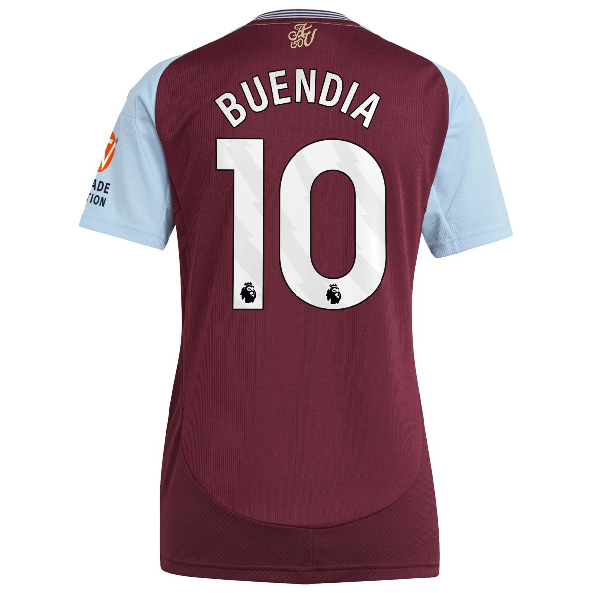 AVFC aston villa adidas home shirt 2024-25 – womens with buendia 10 printing Collection | Official Aston Villa Kits and Apparel