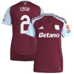 AVFC aston villa adidas home shirt 2024-25 – womens with cash 2 cup printing Collection | Official Aston Villa Kits and Apparel
