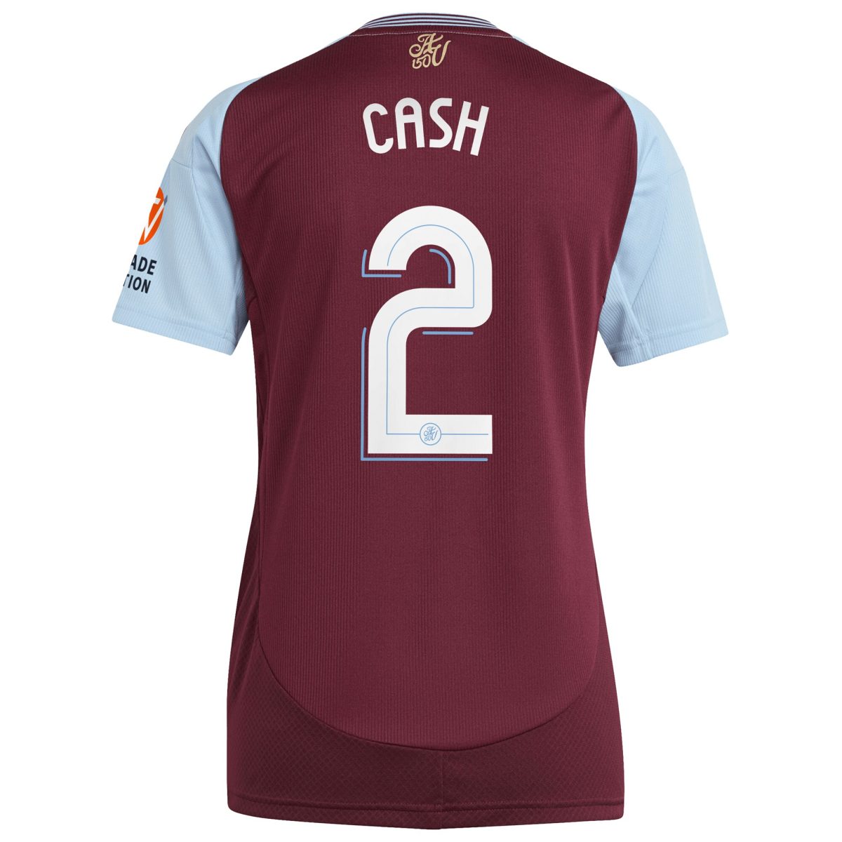 AVFC aston villa adidas home shirt 2024-25 – womens with cash 2 cup printing Collection | Official Aston Villa Kits and Apparel