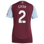 AVFC aston villa adidas home shirt 2024-25 – womens with cash 2 printing Collection | Official Aston Villa Kits and Apparel