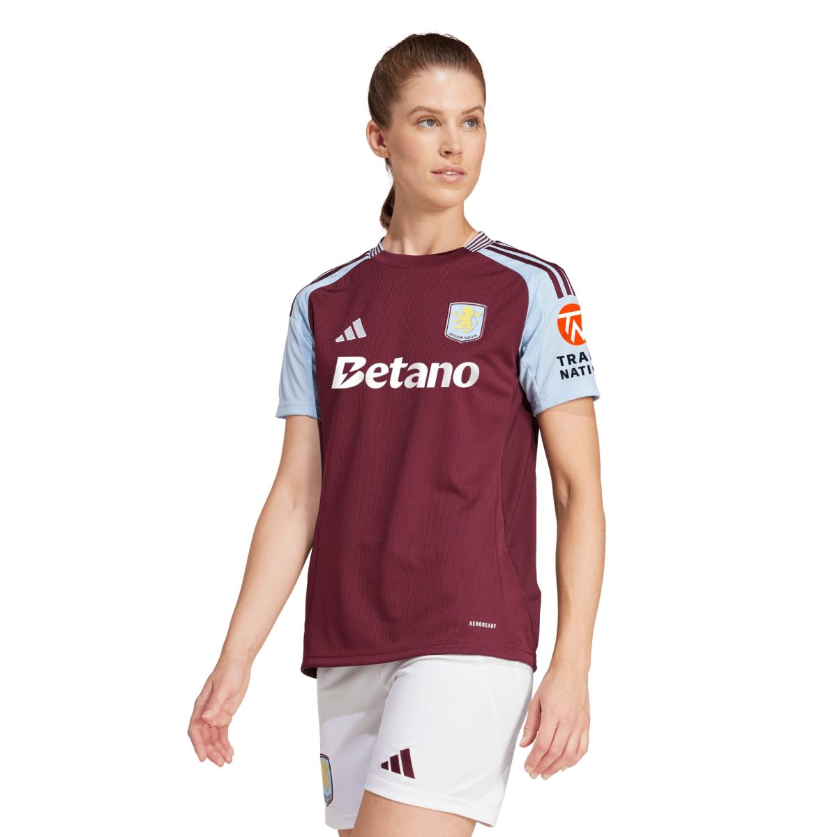 AVFC aston villa adidas home shirt 2024-25 – womens with custom printing Collection | Official Aston Villa Kits and Apparel