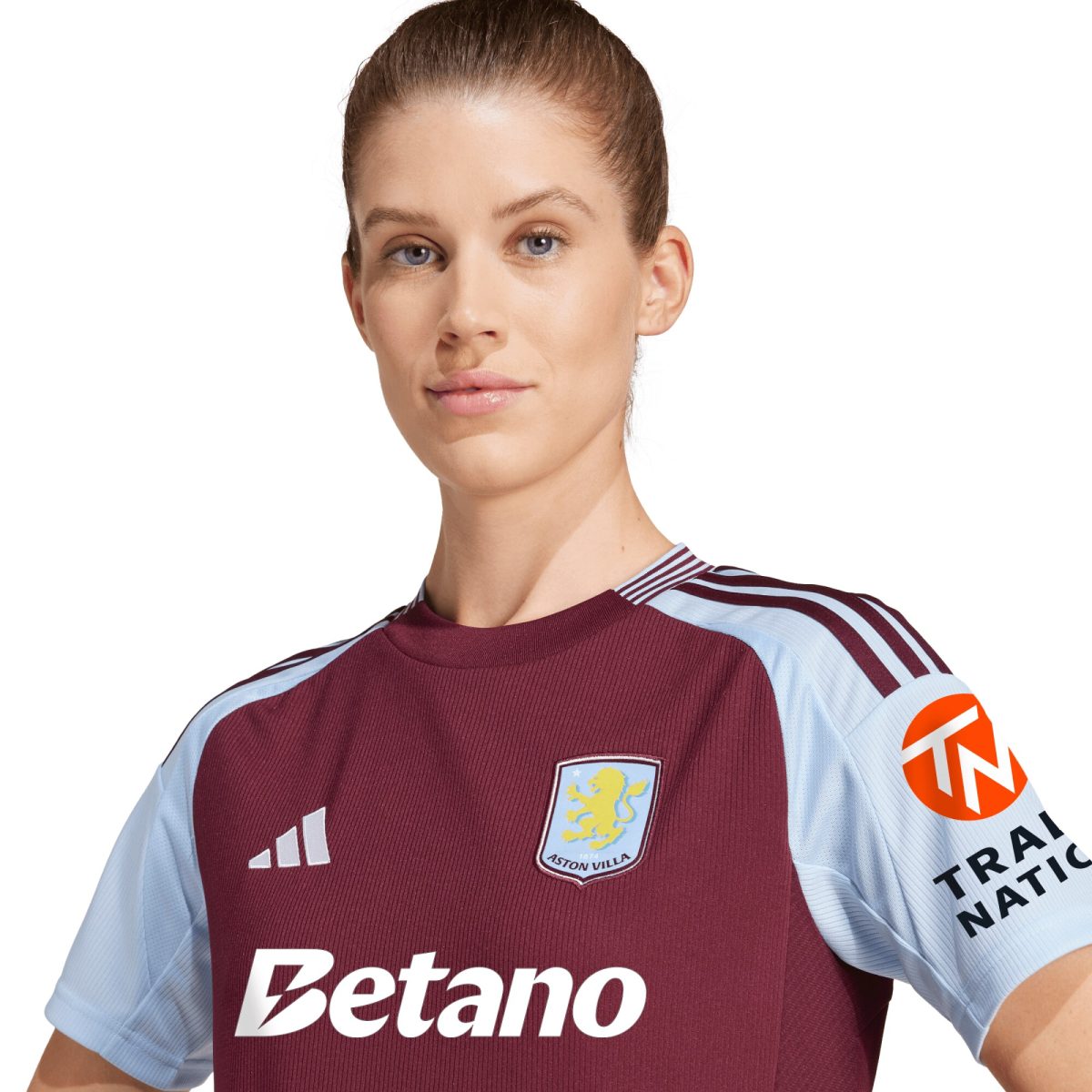 AVFC aston villa adidas home shirt 2024-25 – womens with custom printing Collection | Official Aston Villa Kits and Apparel