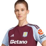AVFC aston villa adidas home shirt 2024-25 – womens with custom printing Collection | Official Aston Villa Kits and Apparel