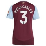AVFC aston villa adidas home shirt 2024-25 – womens with diego carlos 3 printing Collection | Official Aston Villa Kits and Apparel