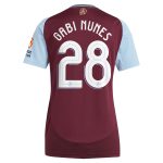 AVFC aston villa adidas home shirt 2024-25 – womens with gabi nunes 28 cup printing Collection | Official Aston Villa Kits and Apparel