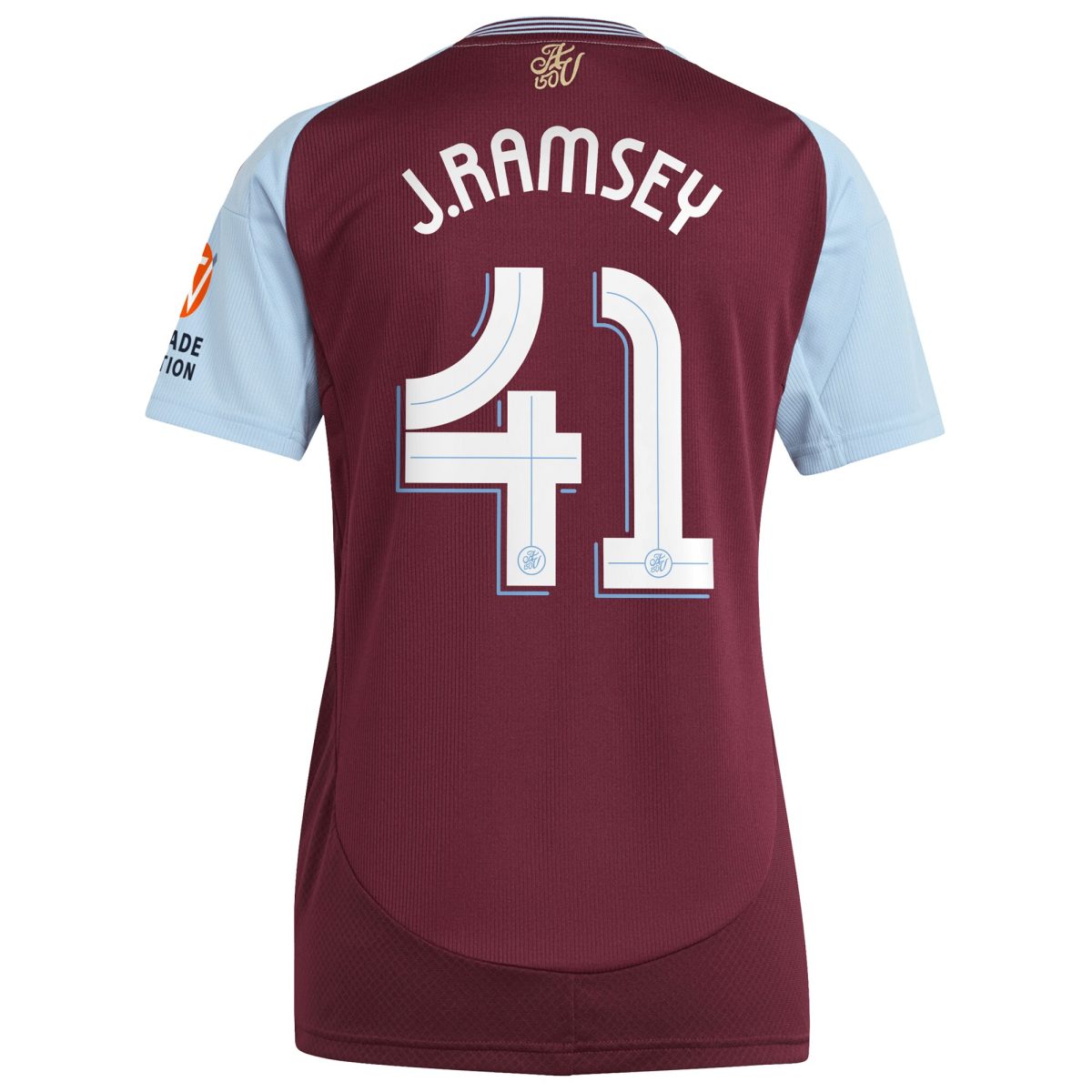AVFC aston villa adidas home shirt 2024-25 – womens with j. ramsey 41 cup printing Collection | Official Aston Villa Kits and Apparel