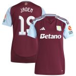 AVFC aston villa adidas home shirt 2024-25 – womens with jaden 19 cup printing Collection | Official Aston Villa Kits and Apparel
