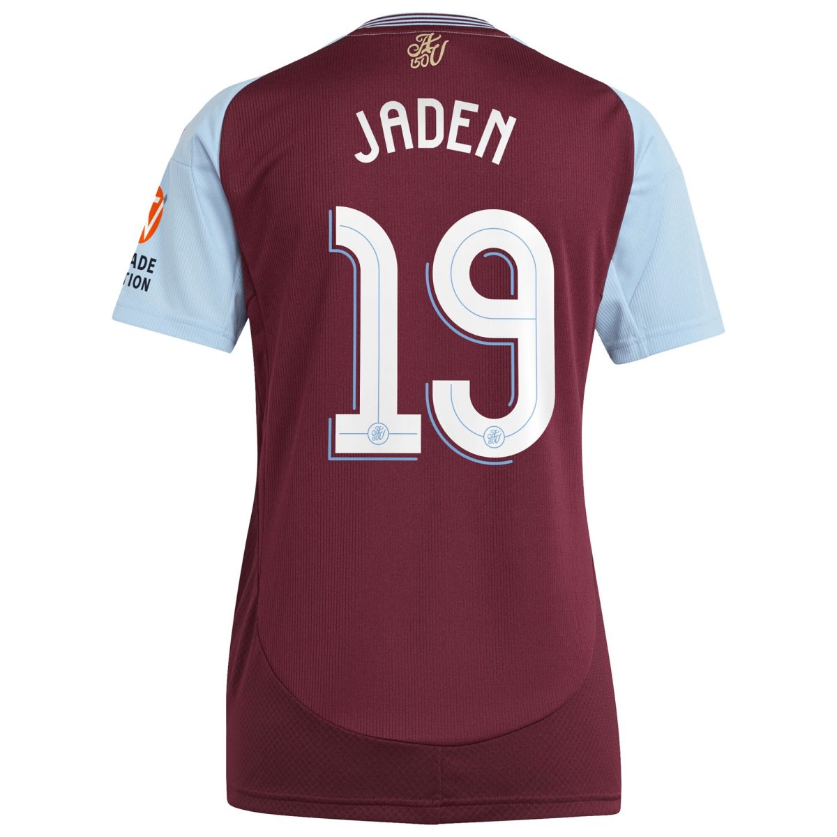 AVFC aston villa adidas home shirt 2024-25 – womens with jaden 19 cup printing Collection | Official Aston Villa Kits and Apparel