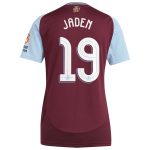 AVFC aston villa adidas home shirt 2024-25 – womens with jaden 19 cup printing Collection | Official Aston Villa Kits and Apparel