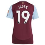 AVFC aston villa adidas home shirt 2024-25 – womens with jaden 19 printing Collection | Official Aston Villa Kits and Apparel