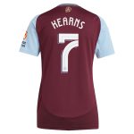 AVFC aston villa adidas home shirt 2024-25 – womens with kearns 7 cup printing Collection | Official Aston Villa Kits and Apparel