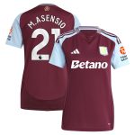 AVFC aston villa adidas home shirt 2024-25 – womens with m.asensio 21 printing Collection | Official Aston Villa Kits and Apparel