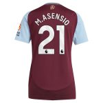 AVFC aston villa adidas home shirt 2024-25 – womens with m.asensio 21 printing Collection | Official Aston Villa Kits and Apparel
