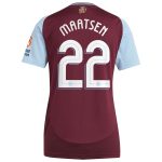 AVFC aston villa adidas home shirt 2024-25 – womens with maatsen 22 cup printing Collection | Official Aston Villa Kits and Apparel