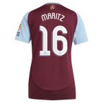 AVFC aston villa adidas home shirt 2024-25 – womens with maritz 16 cup printing Collection | Official Aston Villa Kits and Apparel