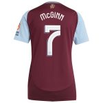 AVFC aston villa adidas home shirt 2024-25 – womens with mcginn 7 cup printing Collection | Official Aston Villa Kits and Apparel