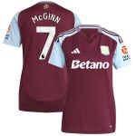 AVFC aston villa adidas home shirt 2024-25 – womens with mcginn 7 printing Collection | Official Aston Villa Kits and Apparel