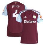 AVFC aston villa adidas home shirt 2024-25 – womens with patten 4 cup printing Collection | Official Aston Villa Kits and Apparel