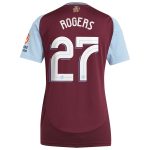 AVFC aston villa adidas home shirt 2024-25 – womens with rogers 27 cup printing Collection | Official Aston Villa Kits and Apparel