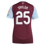 AVFC aston villa adidas home shirt 2024-25 – womens with taylor 25 cup printing Collection | Official Aston Villa Kits and Apparel