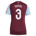 AVFC aston villa adidas home shirt 2024-25 – womens with tomás 3 cup printing Collection | Official Aston Villa Kits and Apparel