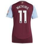 AVFC aston villa adidas home shirt 2024-25 – womens with watkins 11 printing Collection | Official Aston Villa Kits and Apparel