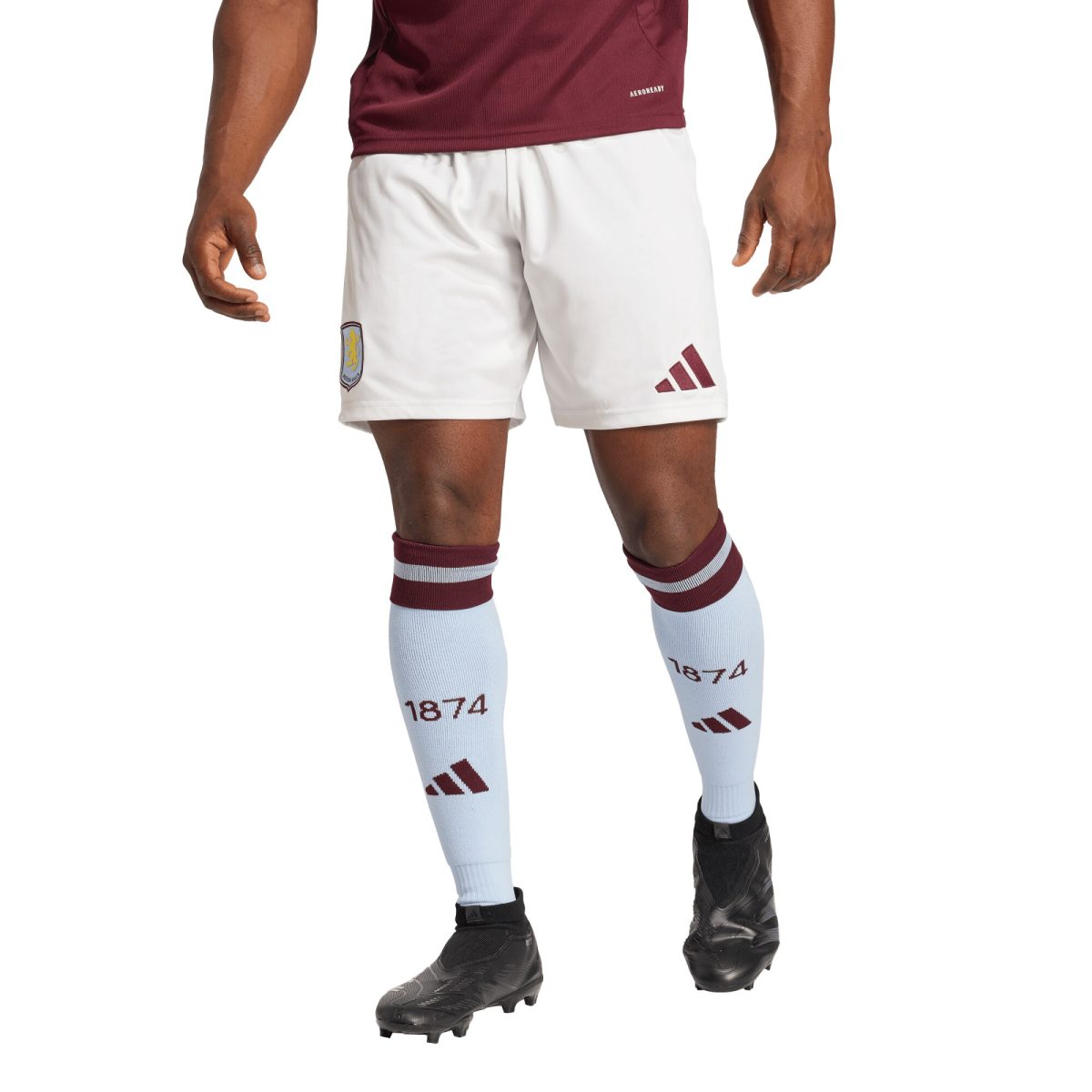 AVFC aston villa adidas home shorts 2024-25 with custom printing Collection | Official Aston Villa Kits and Apparel