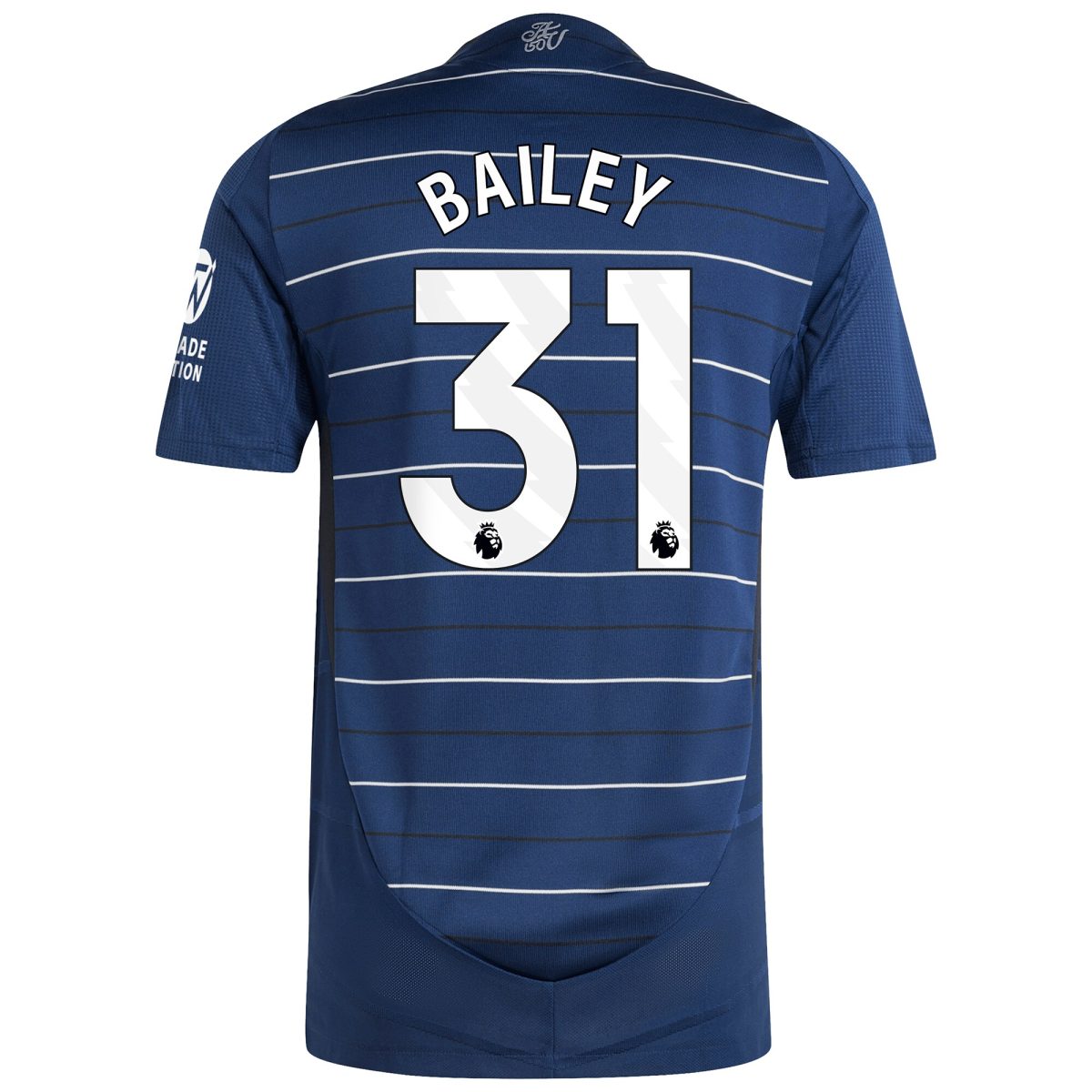AVFC aston villa adidas third authentic shirt 2024-25 with bailey 31 printing Collection | Official Aston Villa Kits and Apparel