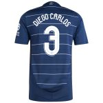 AVFC aston villa adidas third authentic shirt 2024-25 with diego carlos 3 cup printing Collection | Official Aston Villa Kits and Apparel