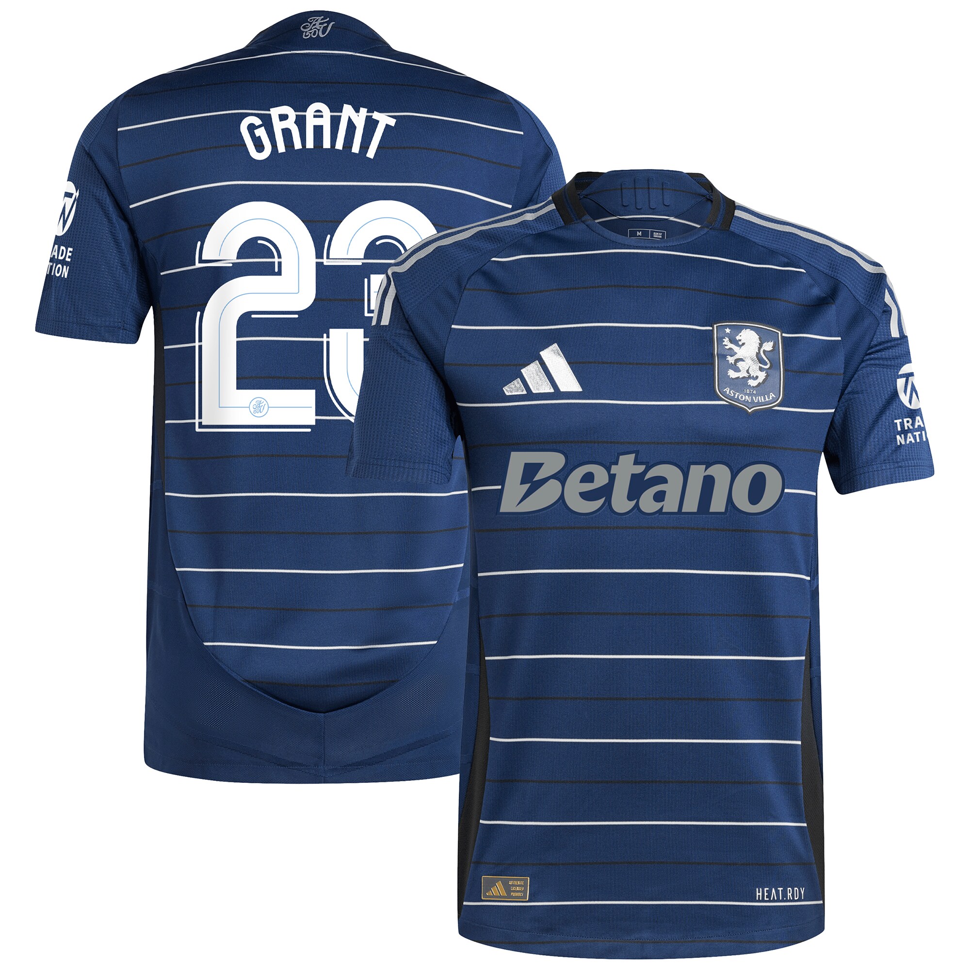 AVFC aston villa adidas third authentic shirt 2024-25 with grant 23 cup printing Collection | Official Aston Villa Kits and Apparel