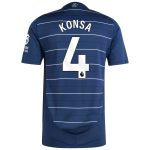 AVFC aston villa adidas third authentic shirt 2024-25 with konsa 4 printing Collection | Official Aston Villa Kits and Apparel