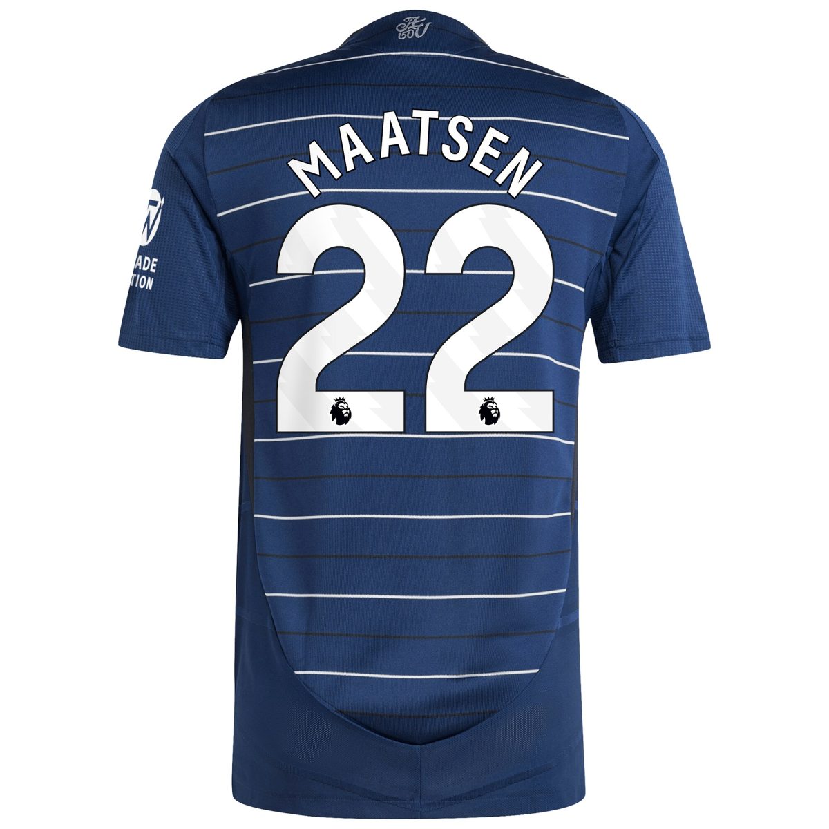 AVFC aston villa adidas third authentic shirt 2024-25 with maatsen 22 printing Collection | Official Aston Villa Kits and Apparel