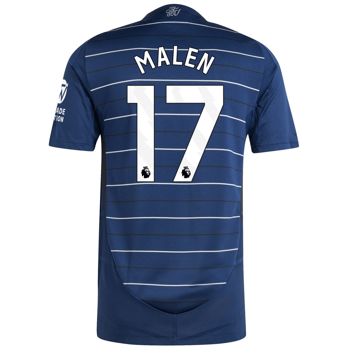 AVFC aston villa adidas third authentic shirt 2024-25 with malen 17 printing Collection | Official Aston Villa Kits and Apparel