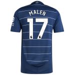 AVFC aston villa adidas third authentic shirt 2024-25 with malen 17 printing Collection | Official Aston Villa Kits and Apparel