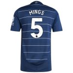 AVFC aston villa adidas third authentic shirt 2024-25 with mings 5 printing Collection | Official Aston Villa Kits and Apparel