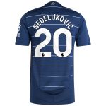 AVFC aston villa adidas third authentic shirt 2024-25 with nedeljković 20 printing Collection | Official Aston Villa Kits and Apparel