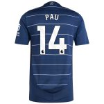 AVFC aston villa adidas third authentic shirt 2024-25 with pau 14 printing Collection | Official Aston Villa Kits and Apparel