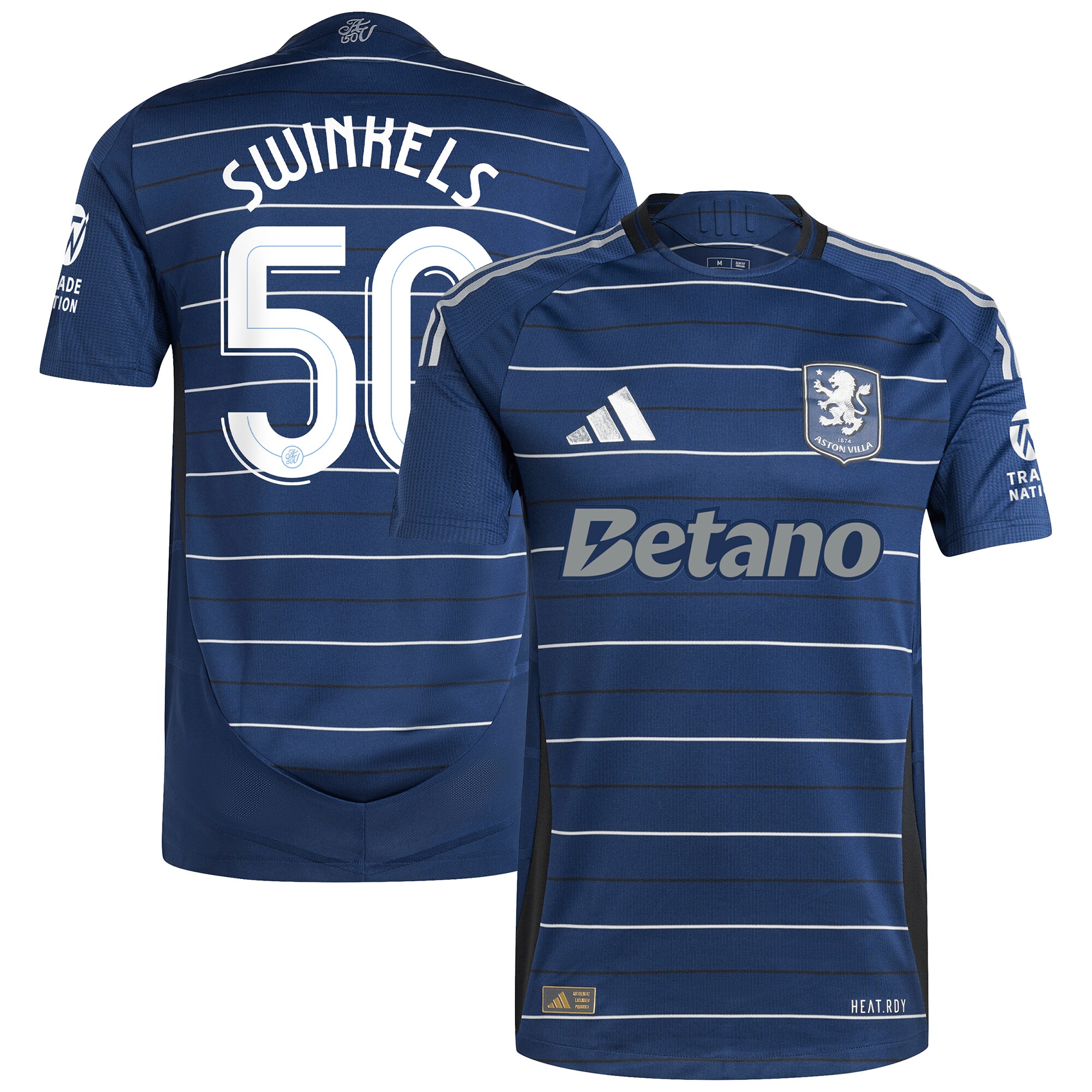AVFC aston villa adidas third authentic shirt 2024-25 with swinkels 50 cup printing Collection | Official Aston Villa Kits and Apparel