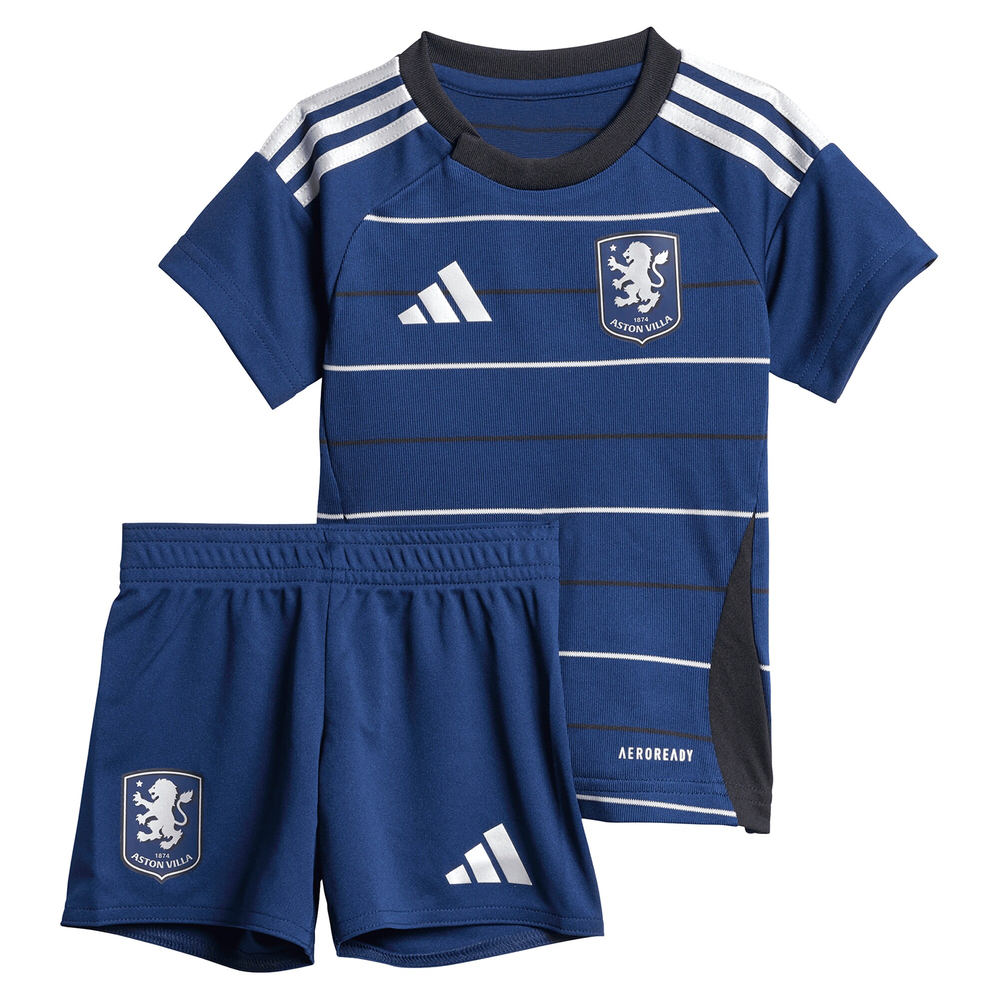 AVFC aston villa adidas third baby kit 2024-25 with custom printing Collection | Official Aston Villa Kits and Apparel