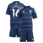 AVFC aston villa adidas third minikit 2024-25 with a.garcía 16 printing Collection | Official Aston Villa Kits and Apparel