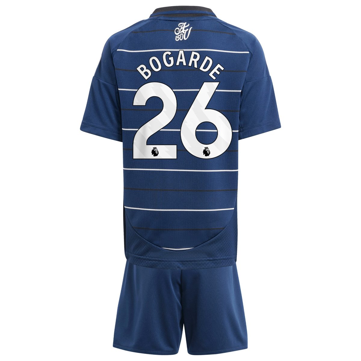 AVFC aston villa adidas third minikit 2024-25 with bogarde 26 printing Collection | Official Aston Villa Kits and Apparel