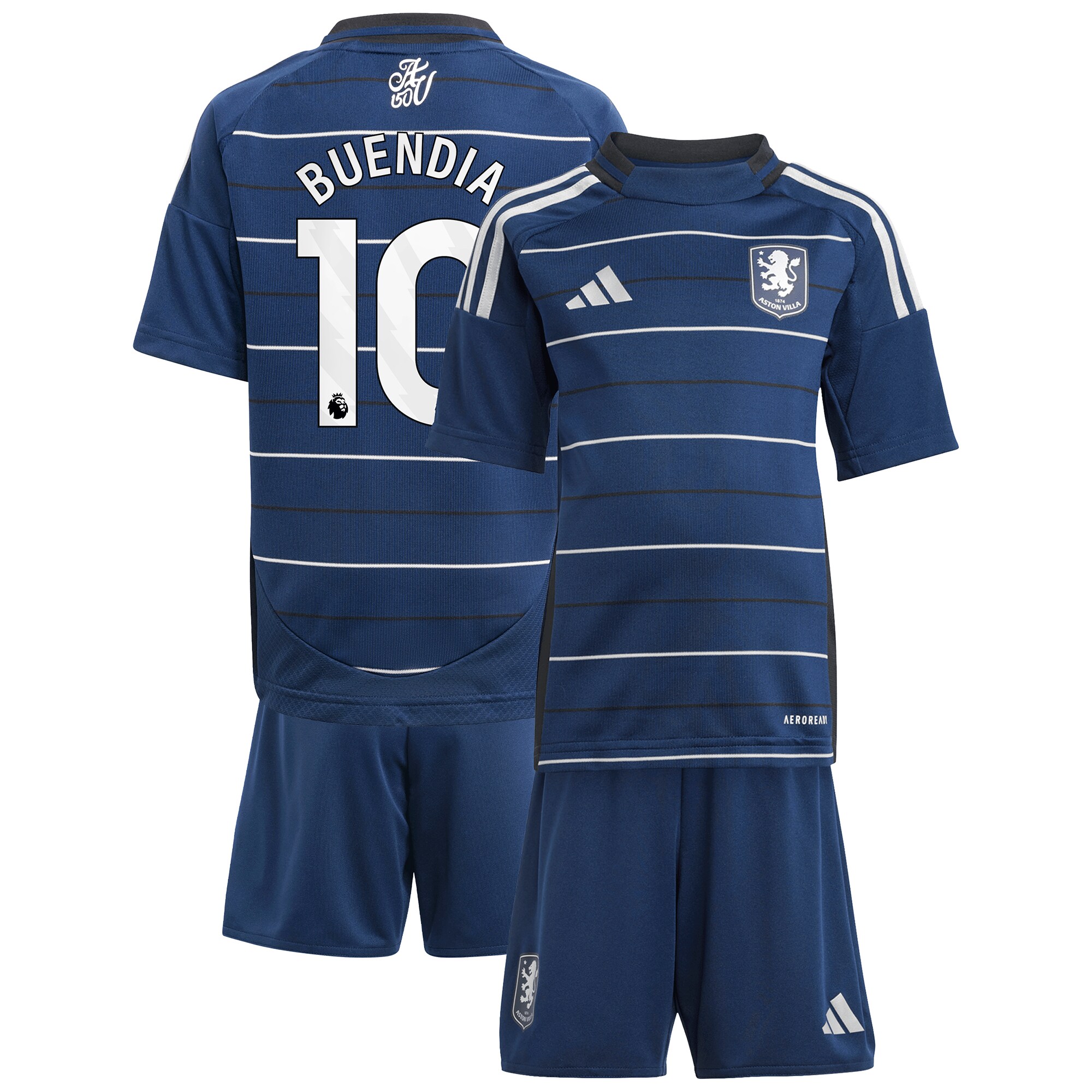 AVFC aston villa adidas third minikit 2024-25 with buendia 10 printing Collection | Official Aston Villa Kits and Apparel