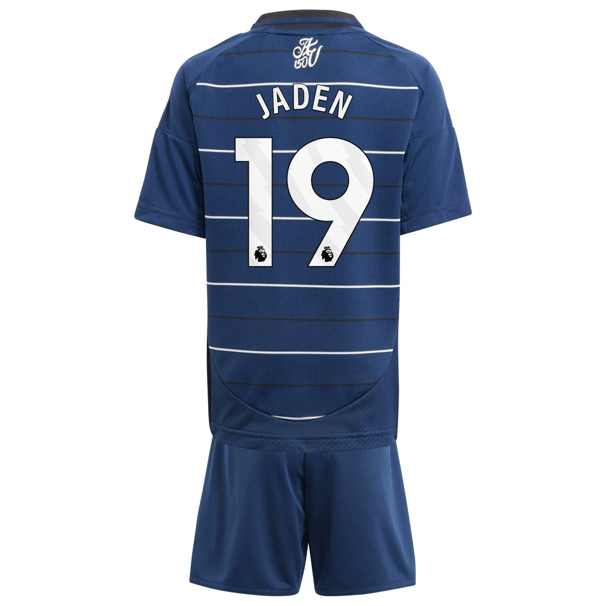 AVFC aston villa adidas third minikit 2024-25 with jaden 19 printing Collection | Official Aston Villa Kits and Apparel