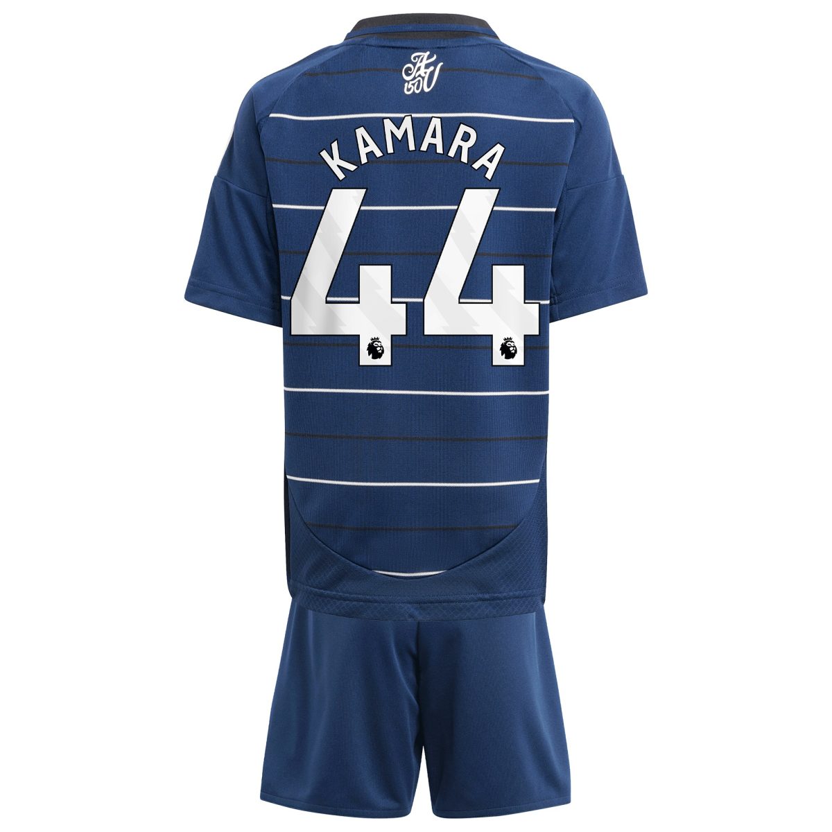 AVFC aston villa adidas third minikit 2024-25 with kamara 44 printing Collection | Official Aston Villa Kits and Apparel