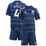 AVFC aston villa adidas third minikit 2024-25 with konsa 4 printing Collection | Official Aston Villa Kits and Apparel