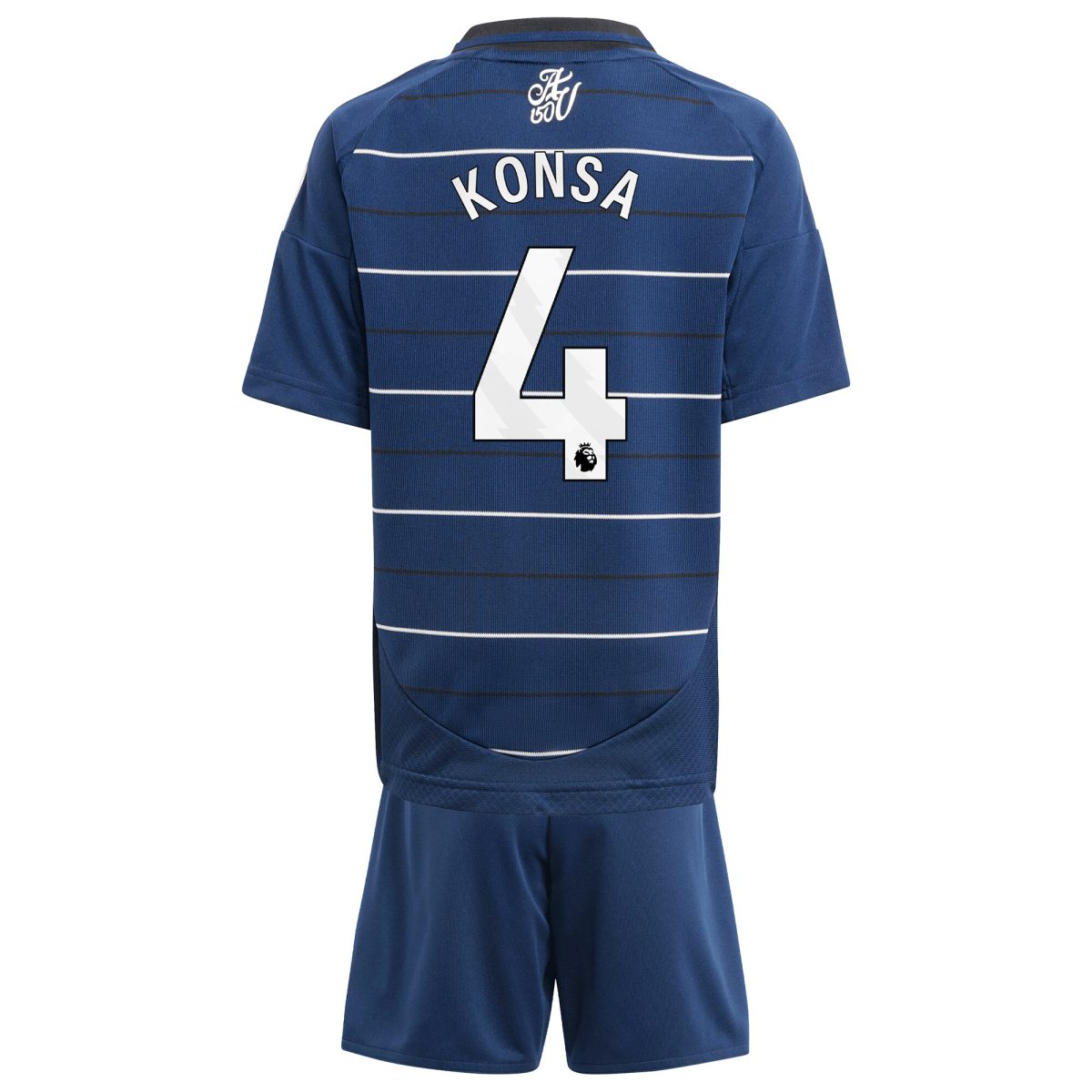 AVFC aston villa adidas third minikit 2024-25 with konsa 4 printing Collection | Official Aston Villa Kits and Apparel