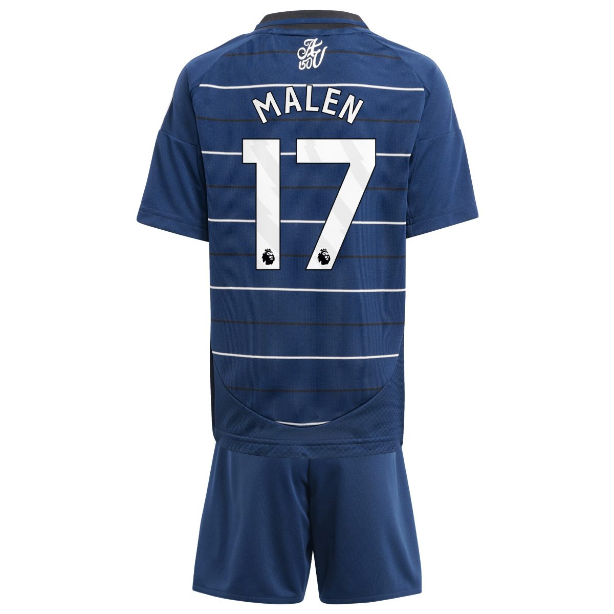 AVFC aston villa adidas third minikit 2024-25 with malen 17 printing Collection | Official Aston Villa Kits and Apparel