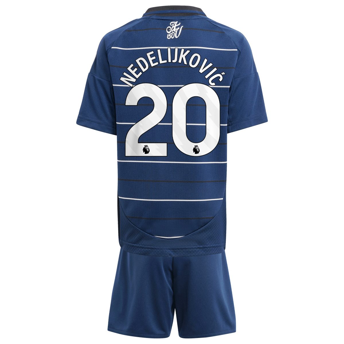 AVFC aston villa adidas third minikit 2024-25 with nedeljković 20 printing Collection | Official Aston Villa Kits and Apparel