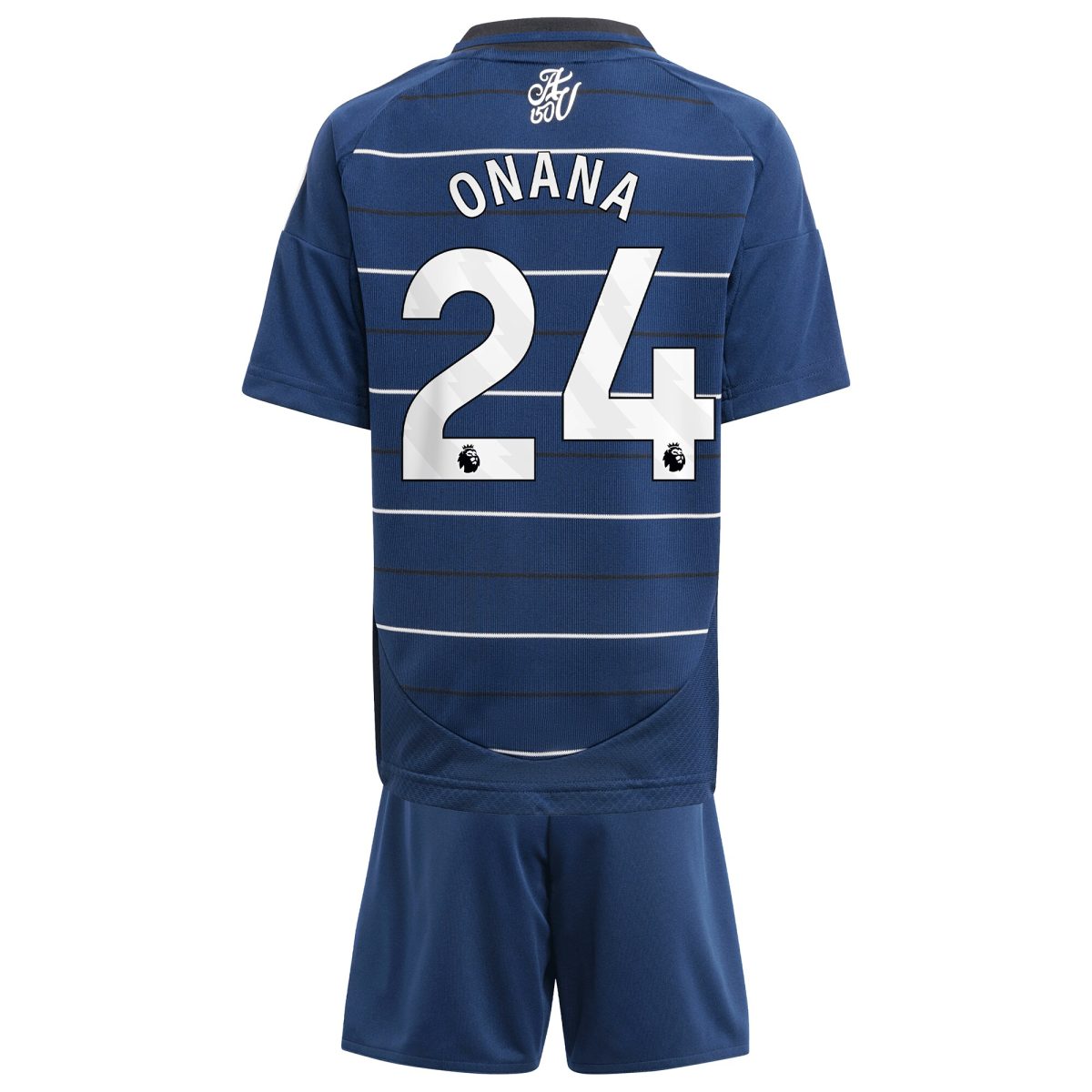 AVFC aston villa adidas third minikit 2024-25 with onana 24 printing Collection | Official Aston Villa Kits and Apparel